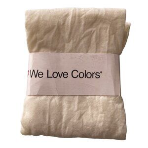 WE LOVE COLORS TIGHTS PANTYHOSE IVORY ONE SIZE FITS ALL NEW
